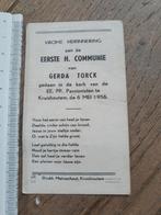 Carte de première communion - Kruishoutem - 1956, Enlèvement ou Envoi