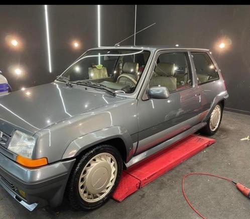 RENAULT 5 GT TURBO, Auto's, Oldtimers, Particulier, Renault, Benzine, Stadsauto, 3 deurs, Handgeschakeld, Zilver of Grijs, Beige