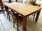 Table en Teck Massif d'Indonésie, Maison & Meubles, Tables | Tables à manger, 100 à 150 cm, Rectangulaire, Teck, Enlèvement