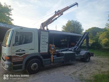 Camion  porte container+ grue, Autos, Camions, Achat, Boîte manuelle, Mercedes-Benz, Diesel