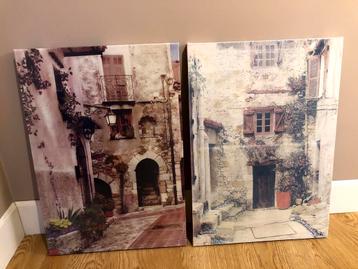 Foto’s op Canvas Zuiderse straat 2 stuks beschikbaar voor biedingen