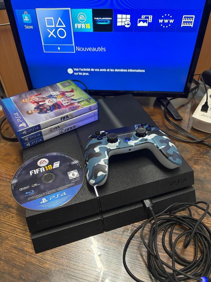 ps4 1tb 1 terra + jeux  version systéme 12.00, Consoles de jeu & Jeux vidéo, Consoles de jeu | Sony PlayStation 4, Comme neuf