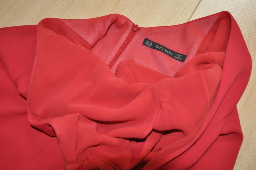Combinaison Zara Rouge à Volants - Épaules Dénudées - Taille XS - Neuf Avec étiquettes