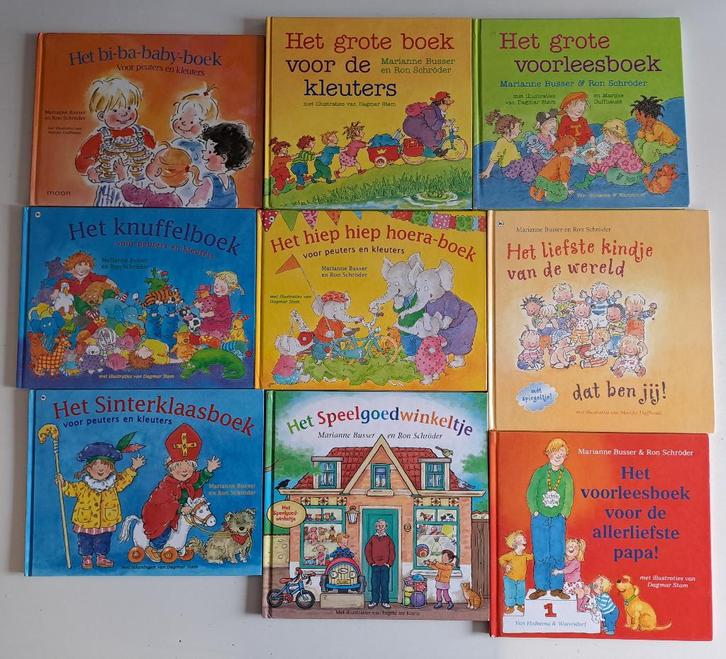 Boeken Marianne Busser & Ron Schröder, Boeken, Kinderboeken | Kleuters, Gelezen, Voorleesboek, Ophalen of Verzenden
