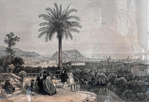 Litho Félix Benoist ‘Nice et Savoie’, Antiek en Kunst, Kunst | Litho's en Zeefdrukken, Ophalen of Verzenden