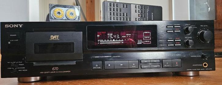 Sony DAT DTC-670 In perfecte staat, Audio, Tv en Foto, Bandrecorder, Bandrecorder, Ophalen of Verzenden