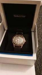 Horloge Seiko Presage rose goud, Handtassen en Accessoires, Horloges | Heren, Ophalen, Seiko, Leer, Staal