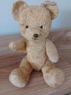 Oude teddybeer, gevuld met houtwol, 36 cm, Verzamelen, Ophalen of Verzenden, Gebruikt