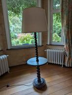 Lampadaire bois vintage avec pied torsadé, Huis en Inrichting, Ophalen, Zo goed als nieuw, Hout