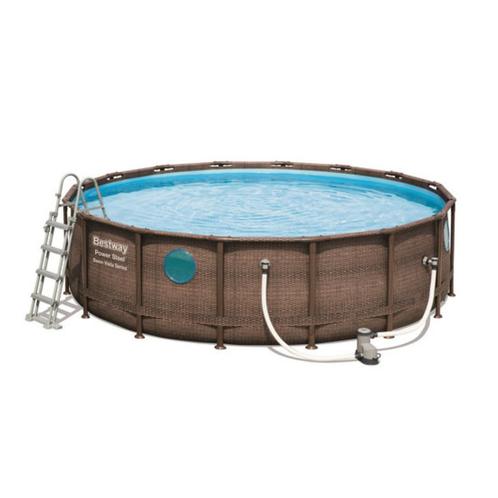 zwembad BESTWAY, Tuin en Terras, Zwembaden, Gebruikt, Opzetzwembad, 120 cm of meer, Rond, Ophalen