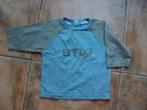 Blauw/grijs shirt, maat 68, Enfants & Bébés, Vêtements de bébé | Taille 68, Enlèvement ou Envoi, Utilisé