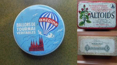 3 boîtes Ballons de Tournai-ARAKS-Altoids-Collection, Marque, Verzamelen, Blikken, Gebruikt, Overige, Overige merken, Ophalen
