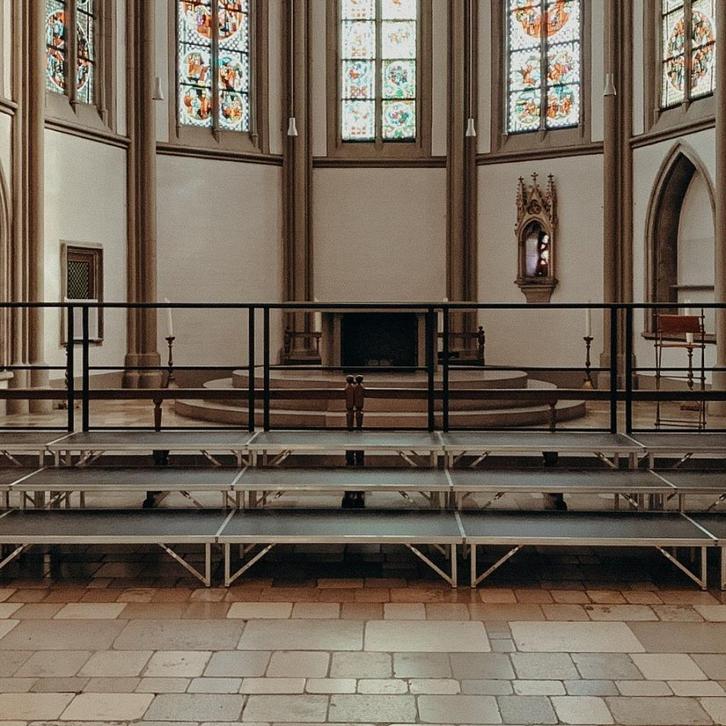Lichtgewicht podiumdeel 70 x 140 cm., Muziek en Instrumenten, Licht en Laser, Nieuw, Kleur, Verzenden