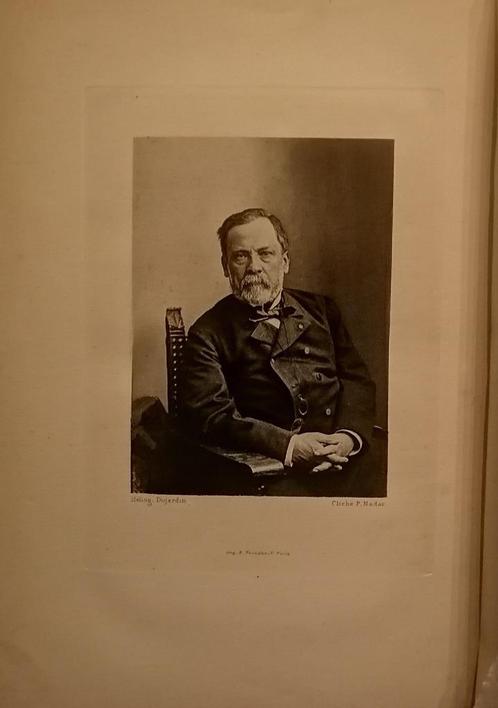 Louis Pasteur (1822-1895)  Héliogravure 1889 door Paul Nadar, Livres, Art & Culture | Photographie & Design, Comme neuf, Photographes