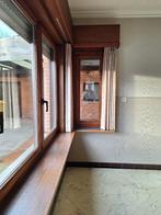 19 massief houten ramen  verschillende formaten, Doe-het-zelf en Bouw, Glas en Ramen, Ophalen, Gebruikt