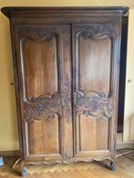 Armoire normande Style Louis Xv en chêne massif, Antiek en Kunst, Antiek | Meubels | Kasten, Ophalen