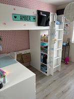 Hoogslaper Ikea met bureau, Huis en Inrichting, Slaapkamer | Stapelbedden en Hoogslapers, Gebruikt, Hoogslaper, Ophalen