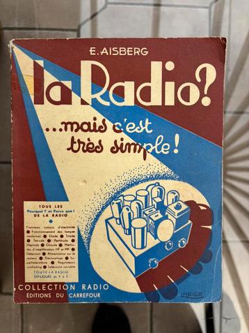 Ancien livre sur anciennes radios, Enlèvement ou Envoi