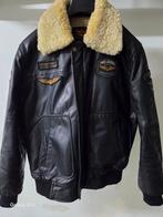 Pilot jas, Kleding | Heren, Jassen | Winter, Ophalen, Maat 48/50 (M), Zwart, Zo goed als nieuw