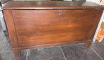 antieke houten linnenkoffer, kist, Ophalen