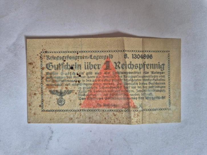 Kampgeld 1 Reichspfennig krijgsgevangenkamp WOII, Verzamelen, Militaria | Tweede Wereldoorlog, Ophalen of Verzenden
