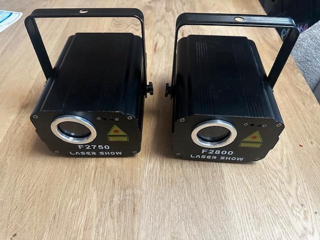 LASER F2750 EN 2780    700 & 1400MW prijs 2 stuks, Musique & Instruments, Lumières & Lasers, Comme neuf, Laser, Commande sonore