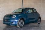 Fiat 500e 87kW*ÉLECTRIQUE*NEUF*VOITURE TVA*GPS*MAINS LIBRES*, Berline, Automatique, Bleu, Carnet d'entretien