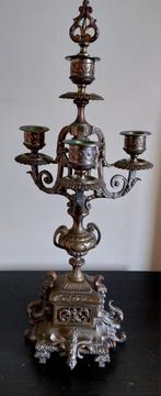 Bronzen kandelaar, Ophalen, Koper of Brons