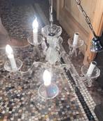 lamp luster  kunst kristal glas, Ophalen, Zo goed als nieuw, Glas