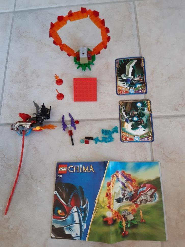 Lego Chima Ring van Vuur - 70100, Kinderen en Baby's, Speelgoed | Duplo en Lego, Gebruikt, Lego, Complete set, Ophalen of Verzenden