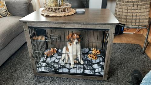 Hondenbench Houten cover Puppy Bench Hond + gratis Benchmat, Dieren en Toebehoren, Hondenbenches, Nieuw, Ophalen of Verzenden