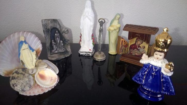 Kleine Maria / OLVr . beeldjes, Antiek en Kunst, Antiek | Religieuze voorwerpen, Ophalen of Verzenden