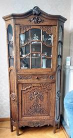 Oude vitrine kast, Antiek en Kunst, Ophalen