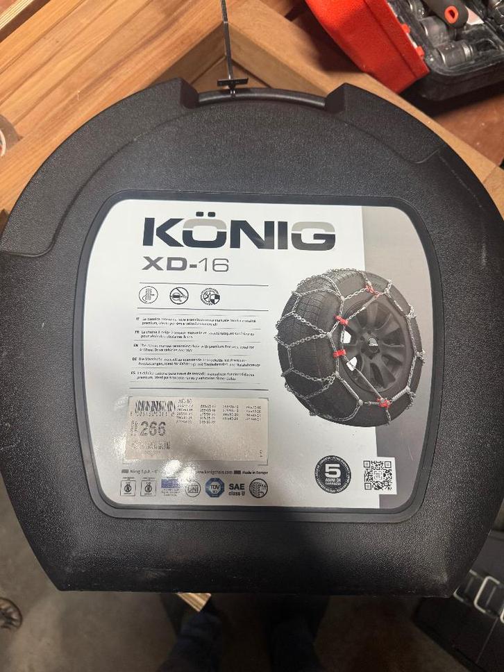 Ongebruikte sneeuwkettingen König XD-16 4x4, Auto diversen, Sneeuwkettingen, Nieuw, Ophalen