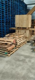 gratis kapotte pallets voor houtkachel, Ophalen