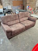 suède bank (prijs 60 euro), Ophalen, Gebruikt, Driepersoons, Rechte bank