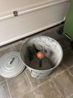 Zinken kookketel/sterilisator kuip, Ophalen, Gebruikt, Zink, Met deksel