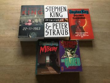 Boeken Stephen King, 3€ per stuk