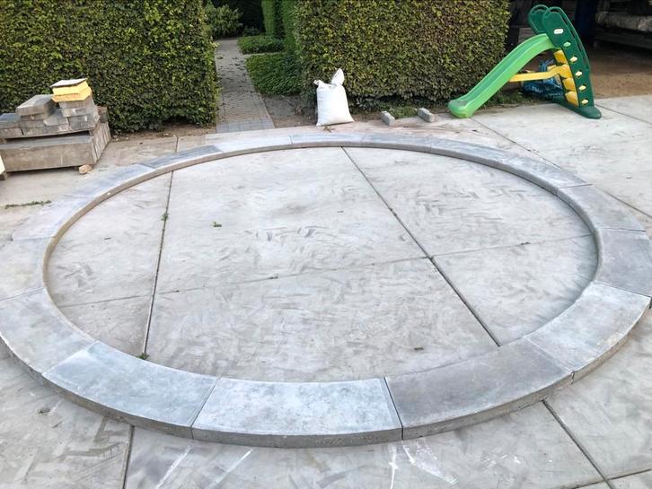 Blauwe steen circel , arduin circel, Doe-het-zelf en Bouw, Overige Doe-Het-Zelf en Bouw, Zo goed als nieuw, Ophalen of Verzenden