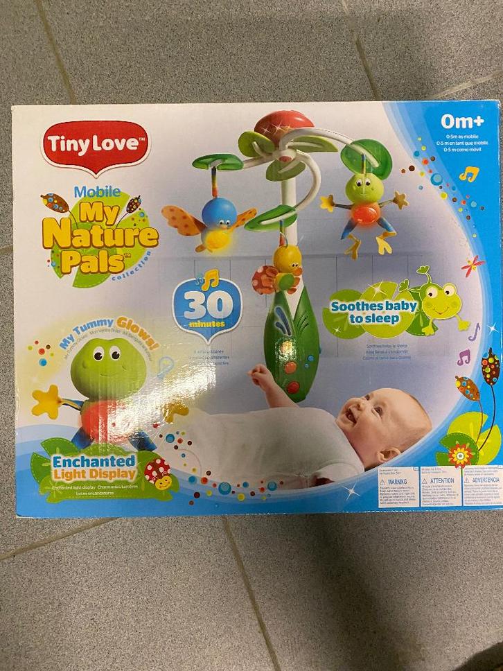 Mobile bébé TINY LOVE, Kinderen en Baby's, Speelgoed | Babyspeelgoed, Nieuw, Mobiel, Met licht, Met geluid, Ophalen of Verzenden