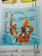 Benin 1996 - sport - waterpolo - BLOK, Ophalen of Verzenden, Overige landen, Gestempeld