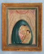 Zwaar gipsen wandreliëf madonna 37 x 31 cm HF, Ophalen