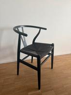 Wishbone chairs zwart 4 stuks, Huis en Inrichting, Stoelen, Ophalen, Zo goed als nieuw, Zwart