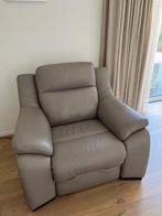 Relaxzetel elektrisch, Ophalen, Zo goed als nieuw, Leer, 50 tot 75 cm