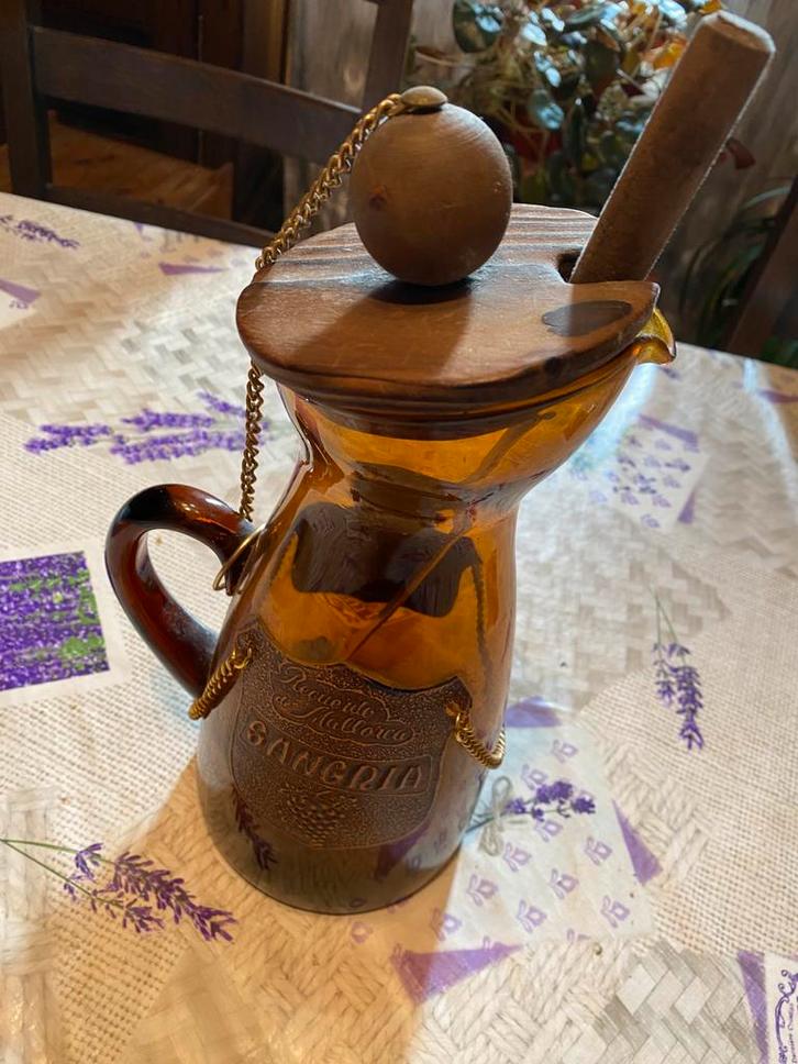 Sangria-karaf/kruik/fles — Vintage stijl, Verzamelen, Retro, Ophalen of Verzenden