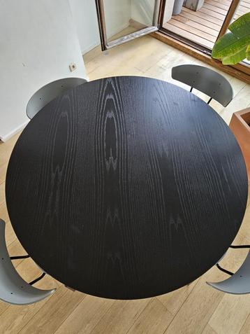 Eettafel Audo CPH Snaregade Round 140cm diameter, 100 à 150 cm, Cinq personnes ou plus, Métal, Rond