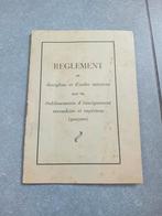 Règlement de discipline et d ordre intérieur 1949, Antiquités & Art, Antiquités | Livres & Manuscrits, Enlèvement ou Envoi