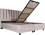 Liquidatie stock! OP=OP - 140-160-180cm x 200cm!, Huis en Inrichting, Slaapkamer | Bedden, Ophalen, Nieuw, Beige, 200 cm