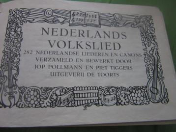 Verzamelen boek Nederlands volkslied beschikbaar voor biedingen