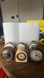 Lot vintage tafel wekkers 6 stuks junghans, Ophalen of Verzenden